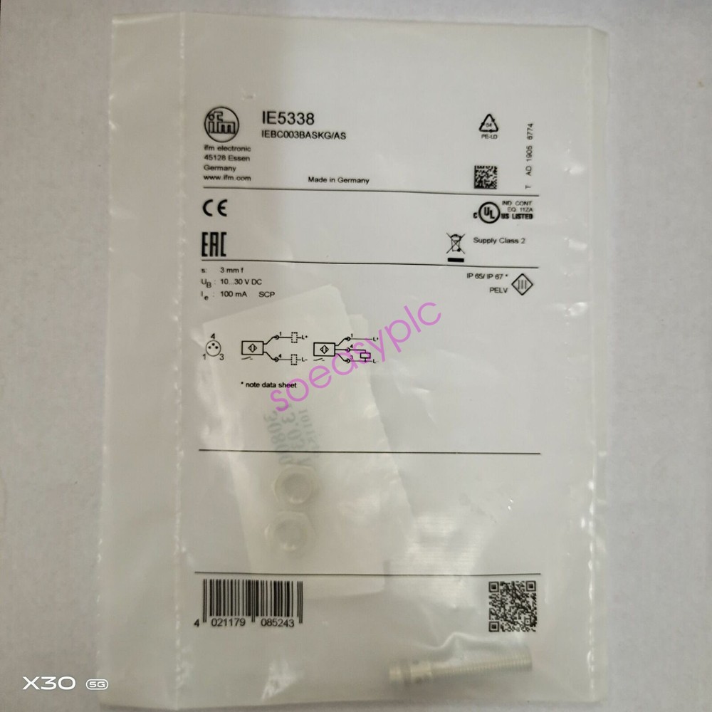 IFM IE5338 Proximity Switch Sensor New #