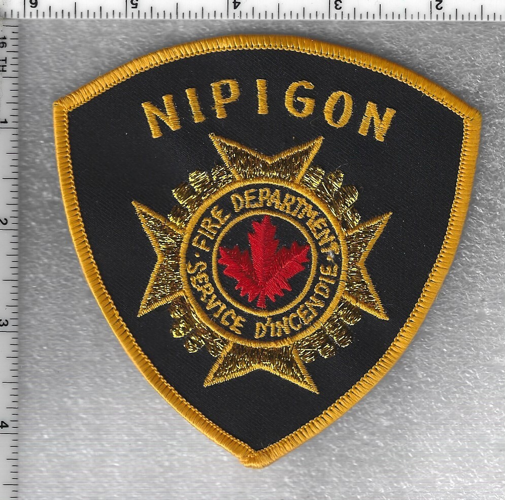 Nipigon Fire Dept Service D'Incendie (Ontario, Canada) Shoulder Patch