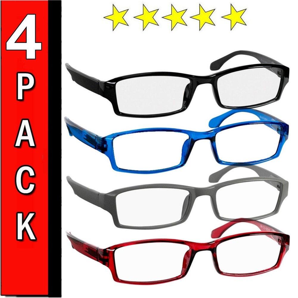 Reading Glasses Men Classic Framed Computer Reader High Quality Rectangular