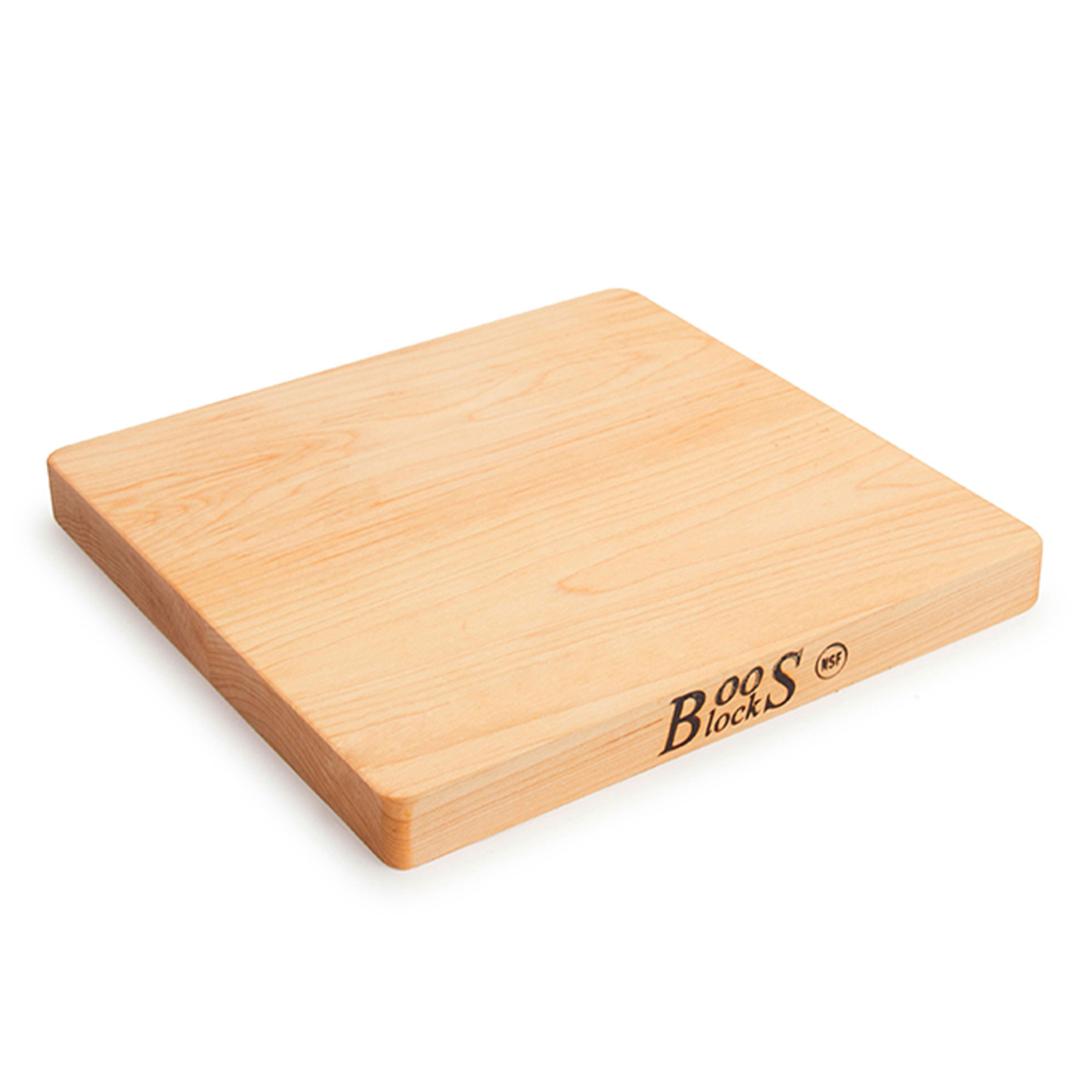 John Boos Chop-N-Slice Wood Cutting Board with Eased Corners, Maple