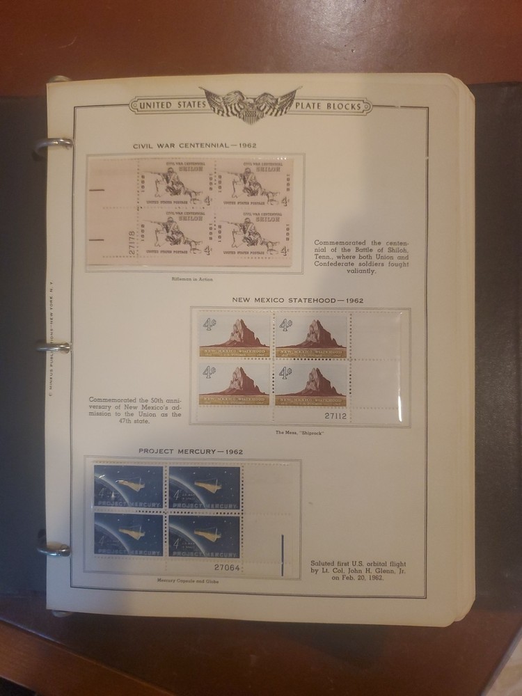 American Plate Block Minkus Album Volume IV 1961 To 1970 146 Plate Blocks MNH
