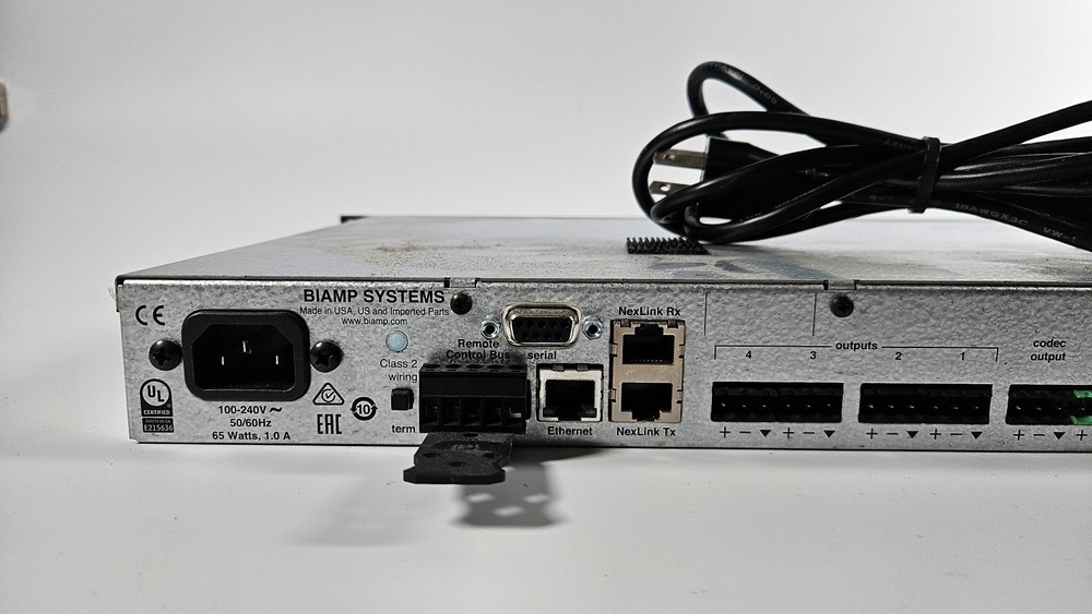 Biamp Systems Nexia VC Digital Audio Signal Processor -Working