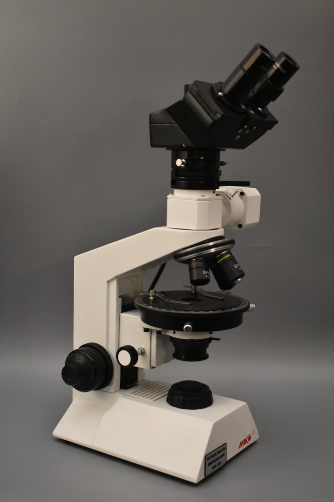 Polarizing Geology Microscope w Koehler, Bertrand, Centring & λ Compensators