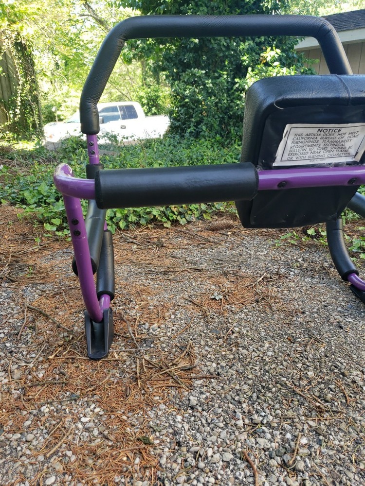 Original Purple Ab Roller Plus Crunch Rocker For Abdominal Exercise Stabilizer