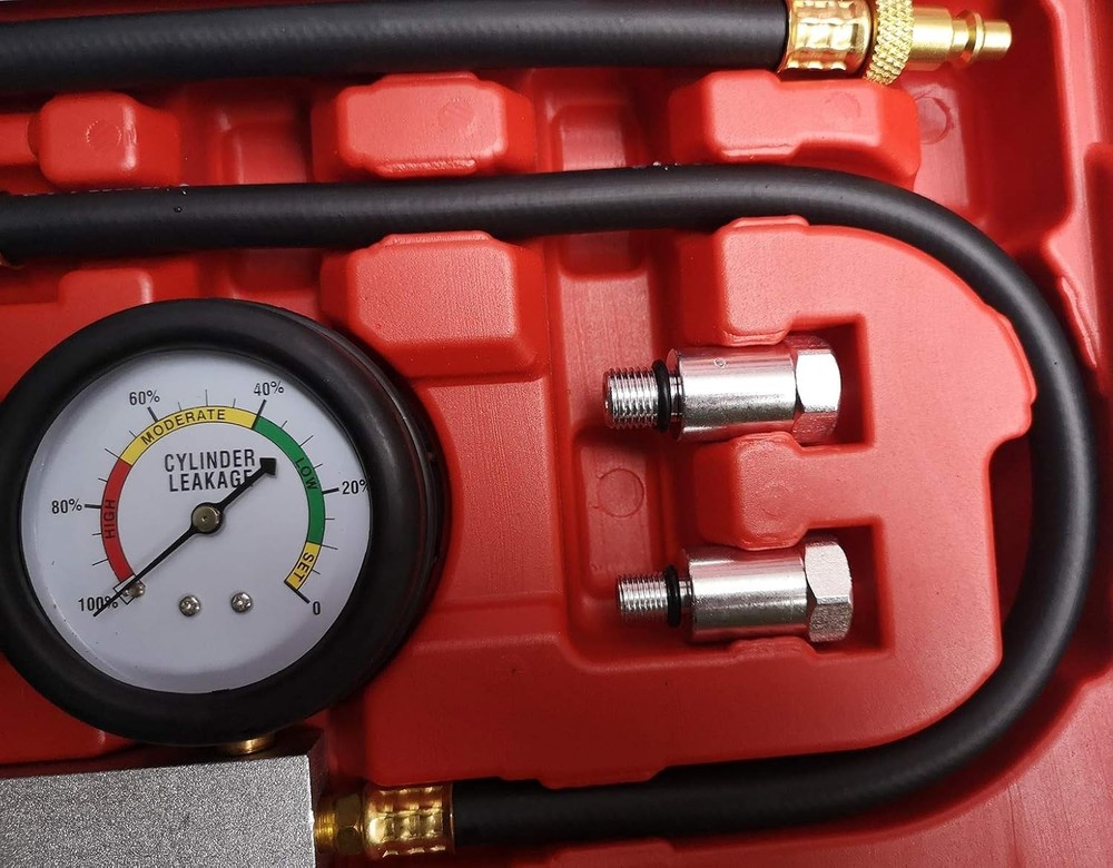 Cylinder Leak Down Tester Kit - Engine Diagnostic Tool