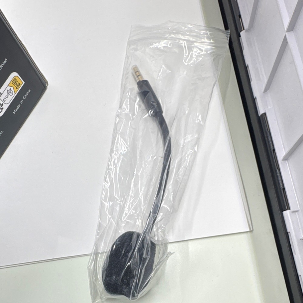 Computer Headset Black Detachable Boom Mic USB 3.5mm Over-Ear