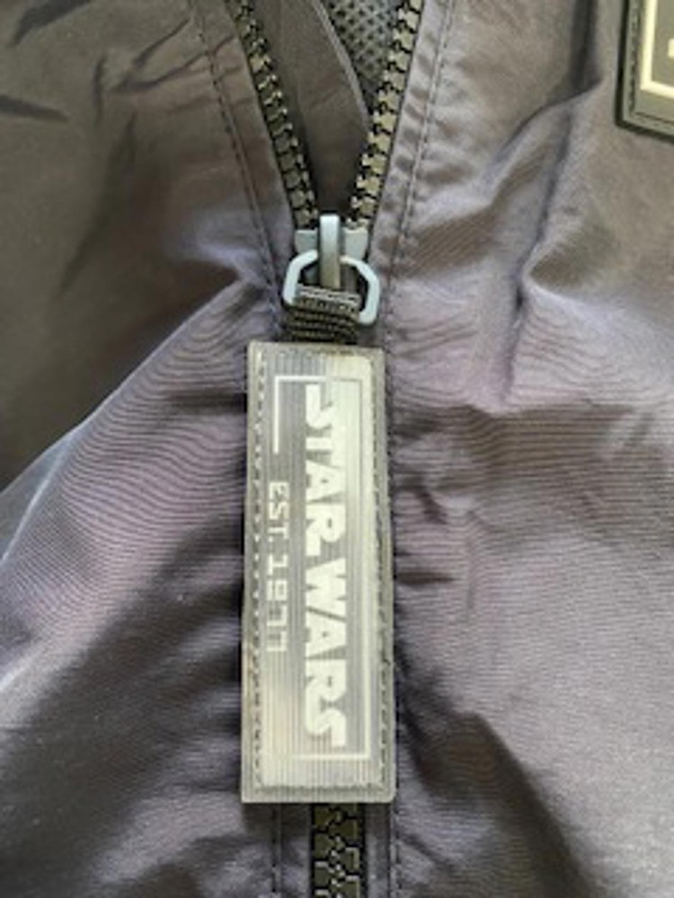 Star Wars Black Hooded Windbreaker Jacket Medium