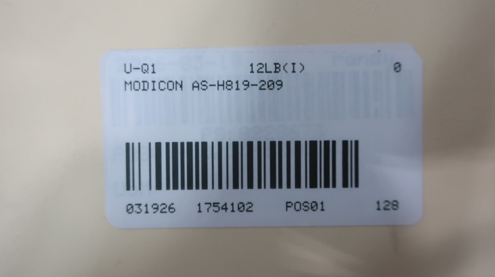 Modicon AS-H819-209 Chassis Module