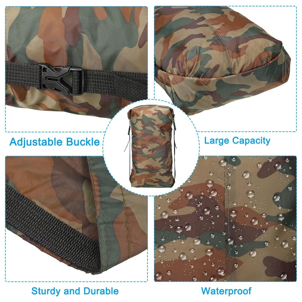 Compression Stuff Sack, L Size Waterproof Sleeping Bag Storage Sack Portable ...