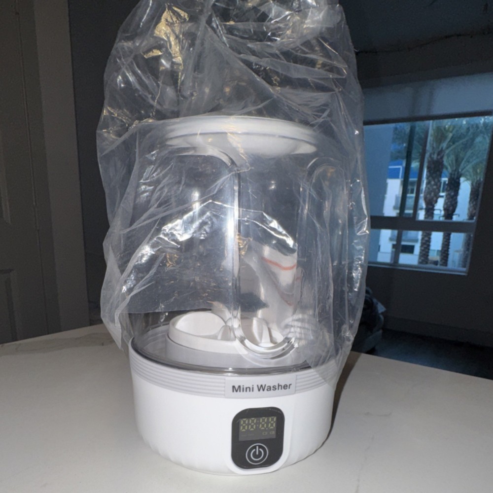 Wireless Portable Compact Electric Washing Machine U8 White
