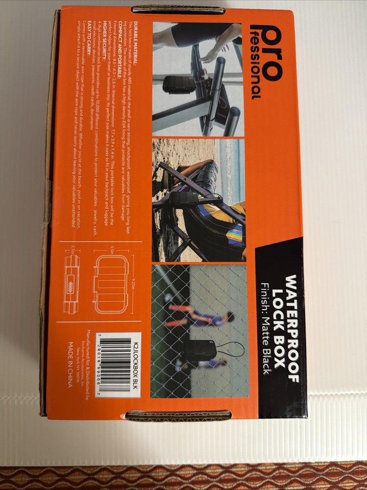 Professional waterproof lock box