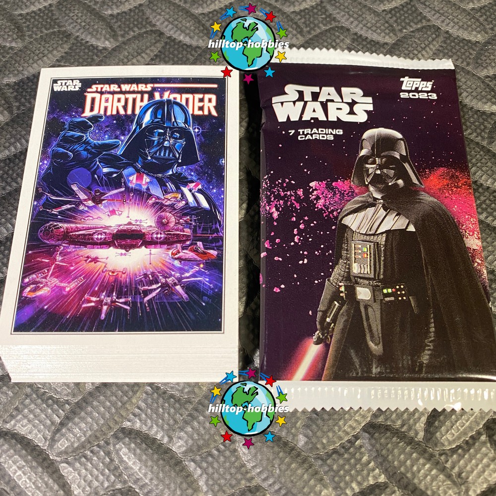 2023 TOPPS STAR WARS FLAGSHIP COMIC BOOK COVERS COMPLETE 30-CARD SUB-SET+WRAPPER