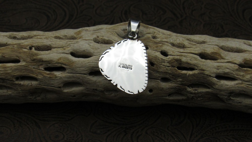 *Sterling Silver and Larimar Pendant