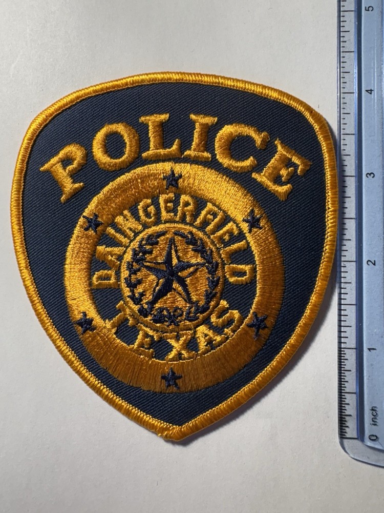 Daingerfield Texas Police Patch ~ RARE
