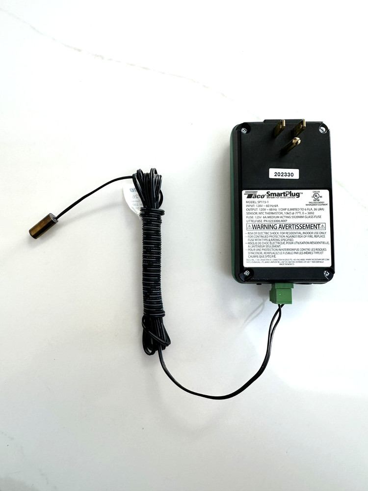 Taco SP115-1 SmartPlug Instant Hot Water Control