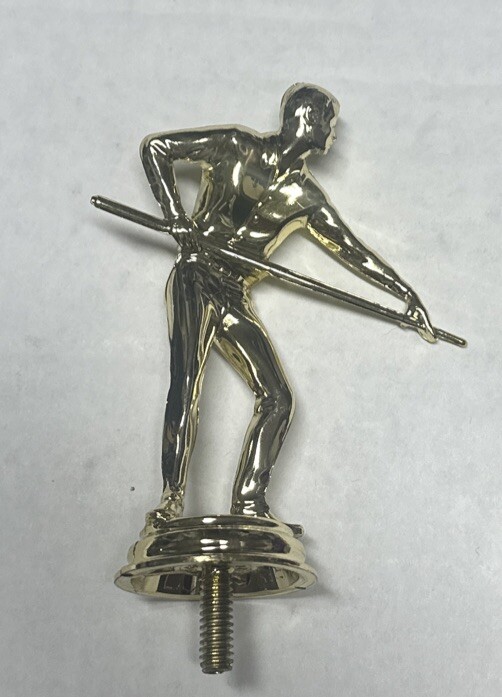 Vintage Plastic Pool Player Trophy Topper