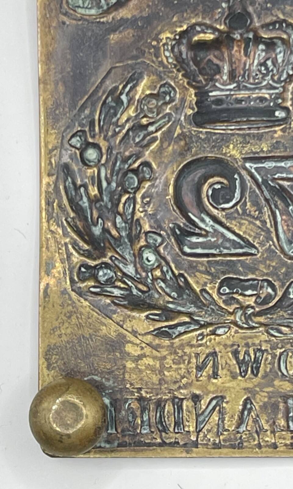 RARE ORIGINAL BRITISH VICTORIAN ERA 72nd DUKE ALBANY OWN HIGHLANDERS BELT PLATE