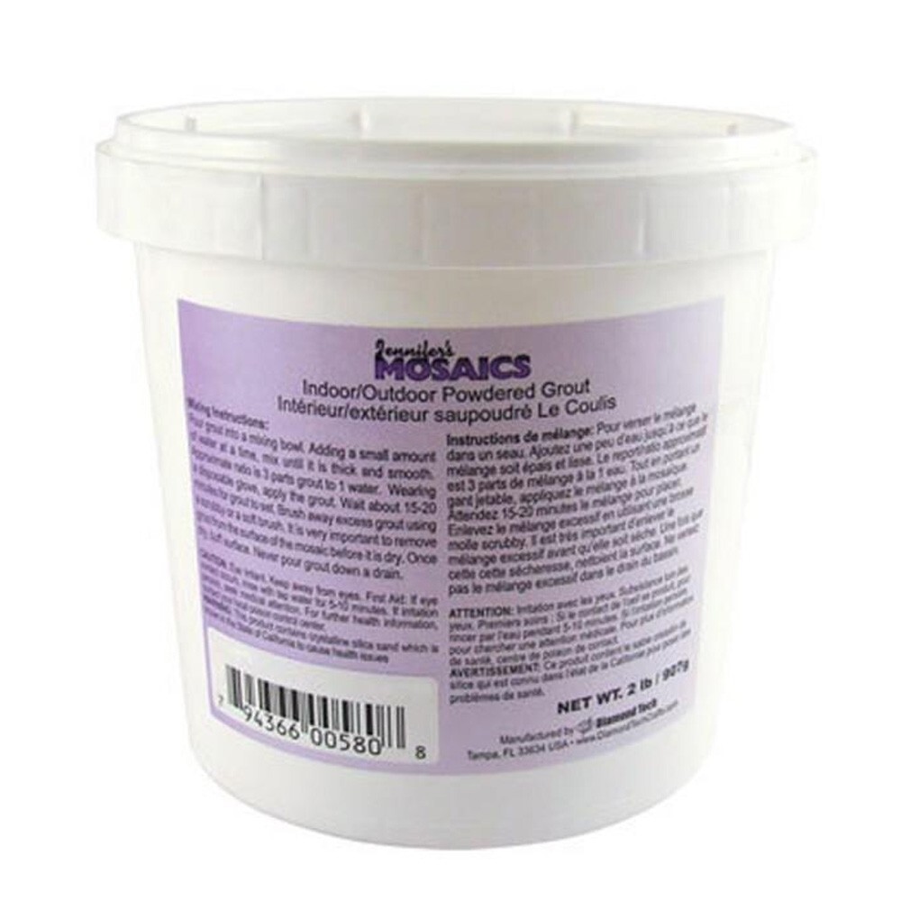 Jennifer's White Mosaic Tile Grout 2lbs.