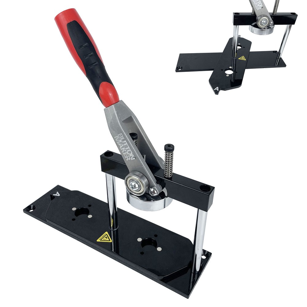 N4 Button Badge Press Maker Sticker Desktop Manual Machine Professional Rack