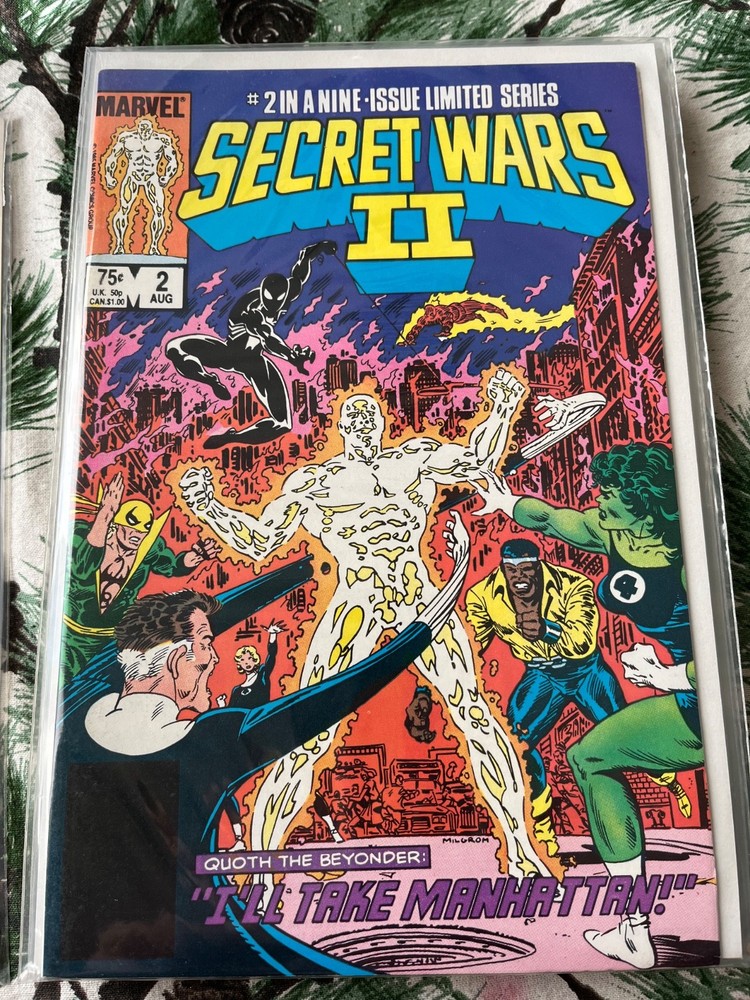 Marvel Comics Secret Wars 2: 2-9 not complete 1985 F-VF