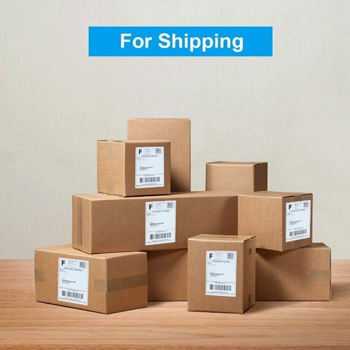500/Stack 4x6 Fanfold Direct Thermal Shipping Labels Perforated Mailing Labels