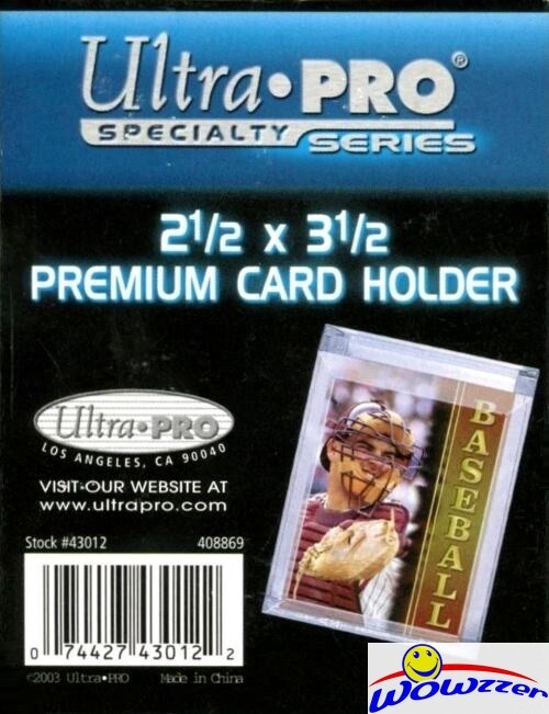 (10) Ultra Pro Premium Card Holder 1” Thick Lucite 2 ½ x 3 ½ Item #43012