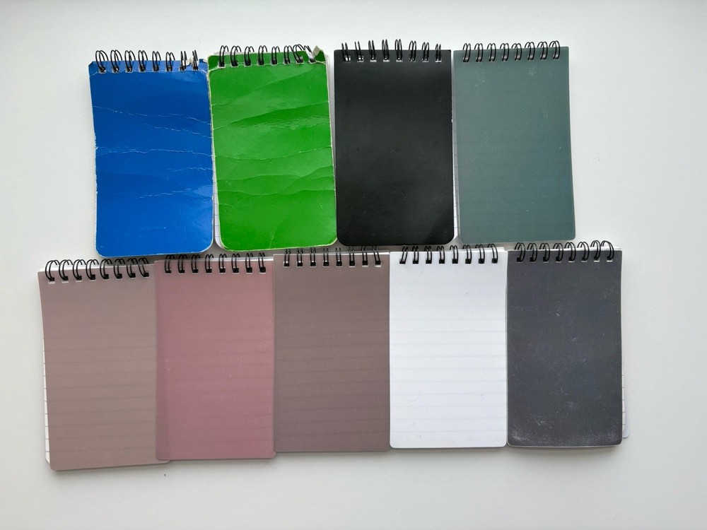 9 Notepads / Some Waterproof Paper / Notes / EMS