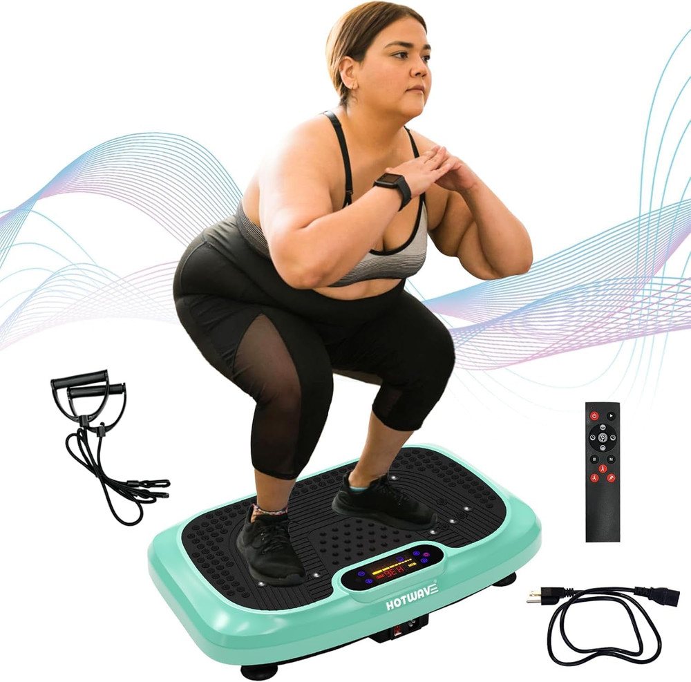HOTWAVE Vibration Plate Exercise Machine for Lymphatic Drainage, Power Vibrating