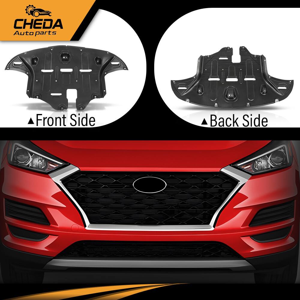 Fit For Hyundai Tucson 2016-2021 Front Engine Splash Shields Under Cover Black
