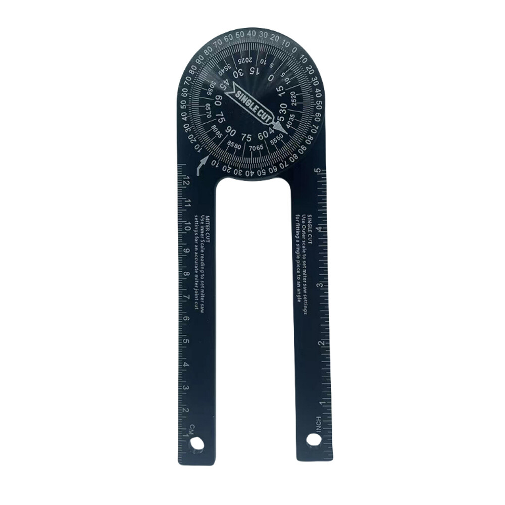Aluminum Miter Saw Protractor | 7-Inch Rust Proof Angle Finder Precision Laser❥