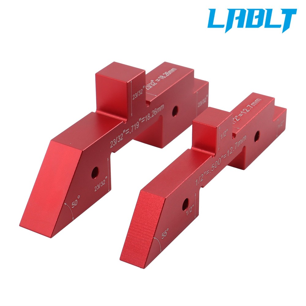 LABLT Height Gauge Router Table Setup Bars Precision Setup Blocks 14piece set