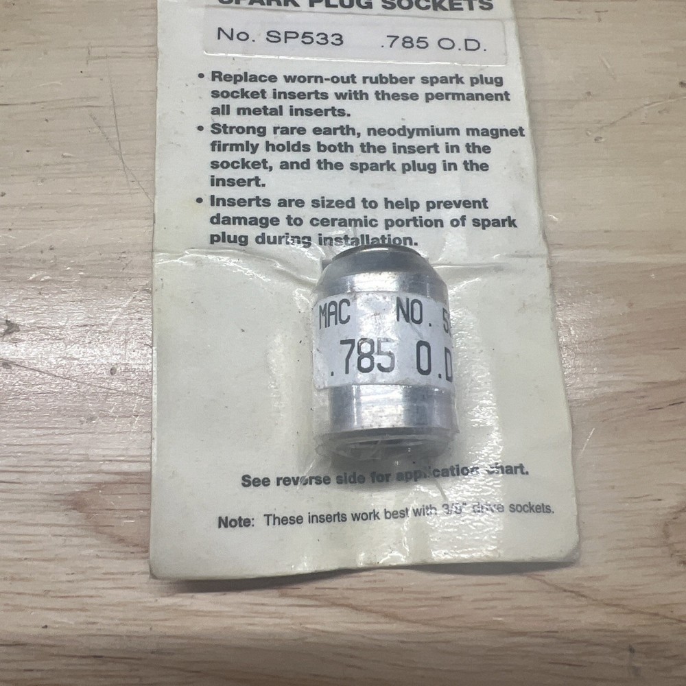 Mac Tools Magnetic Insert For Spark Plug Sockets .785 OD