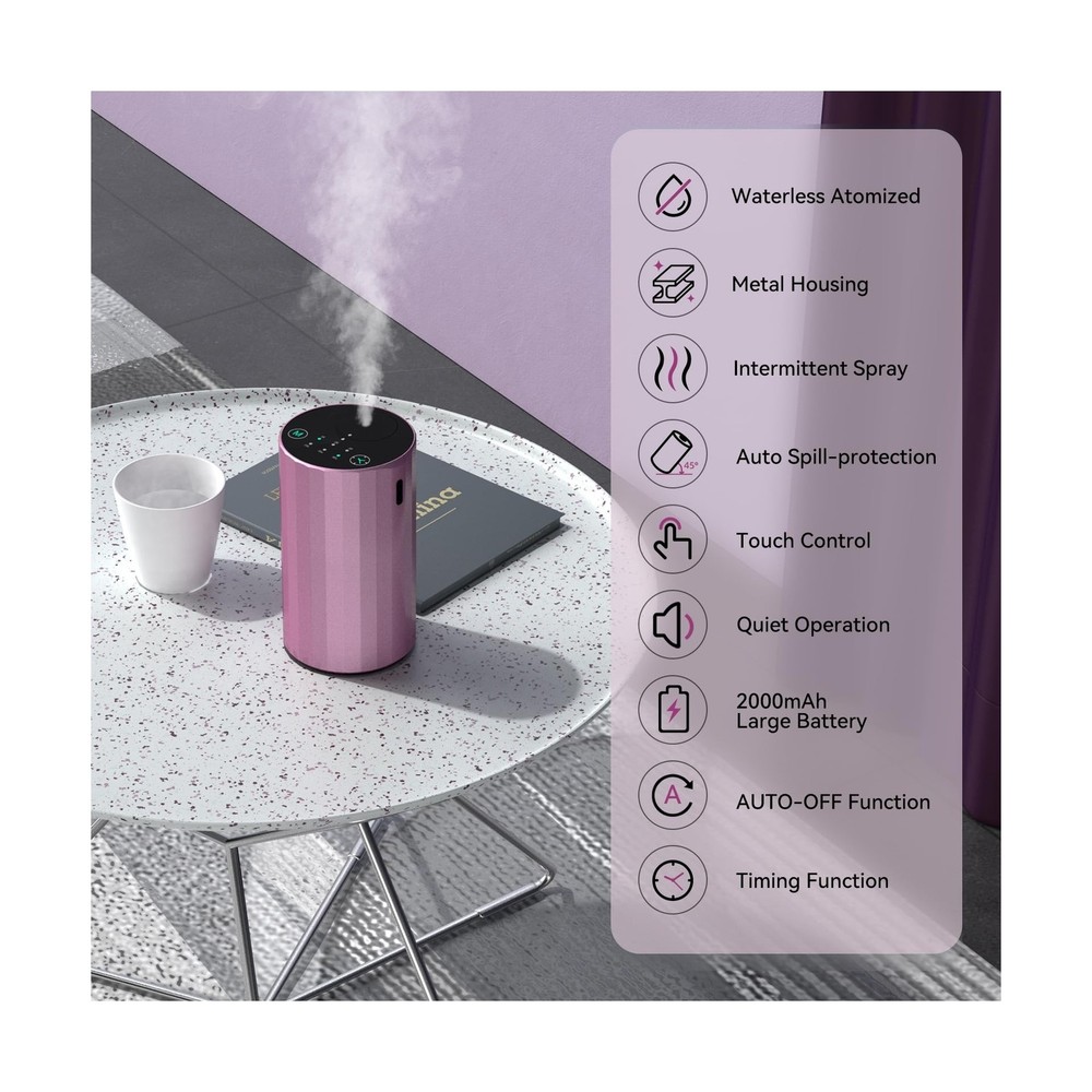 Essential Oil Diffuser Waterless Scent Aromatherapy Diffusers for H... Fast Ship