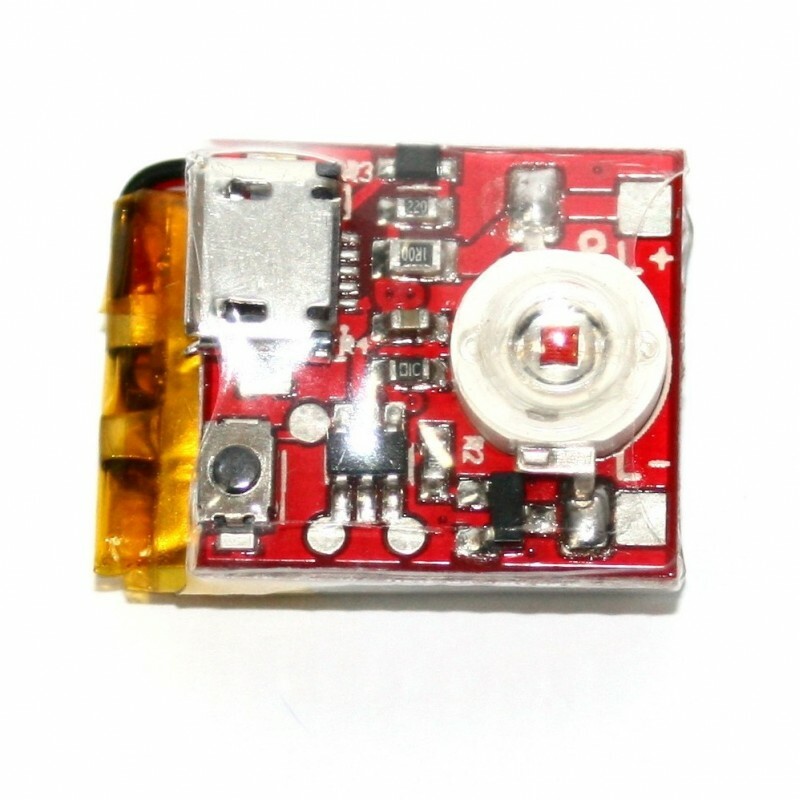 WHITE Flytron Strobon Standalone-Drone DJI Compatible Battery Operate LED Strobe