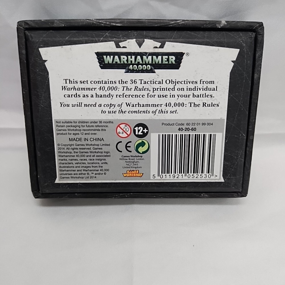 Warhammer 40k Tactical Objectives