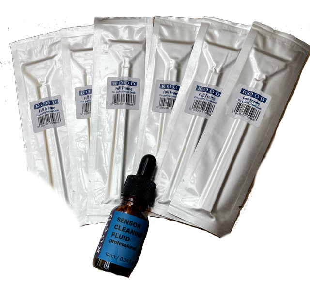 Pro Full Frame Sensor Cleaning Kits Swabs & 10ml sensor Cleaning fluid