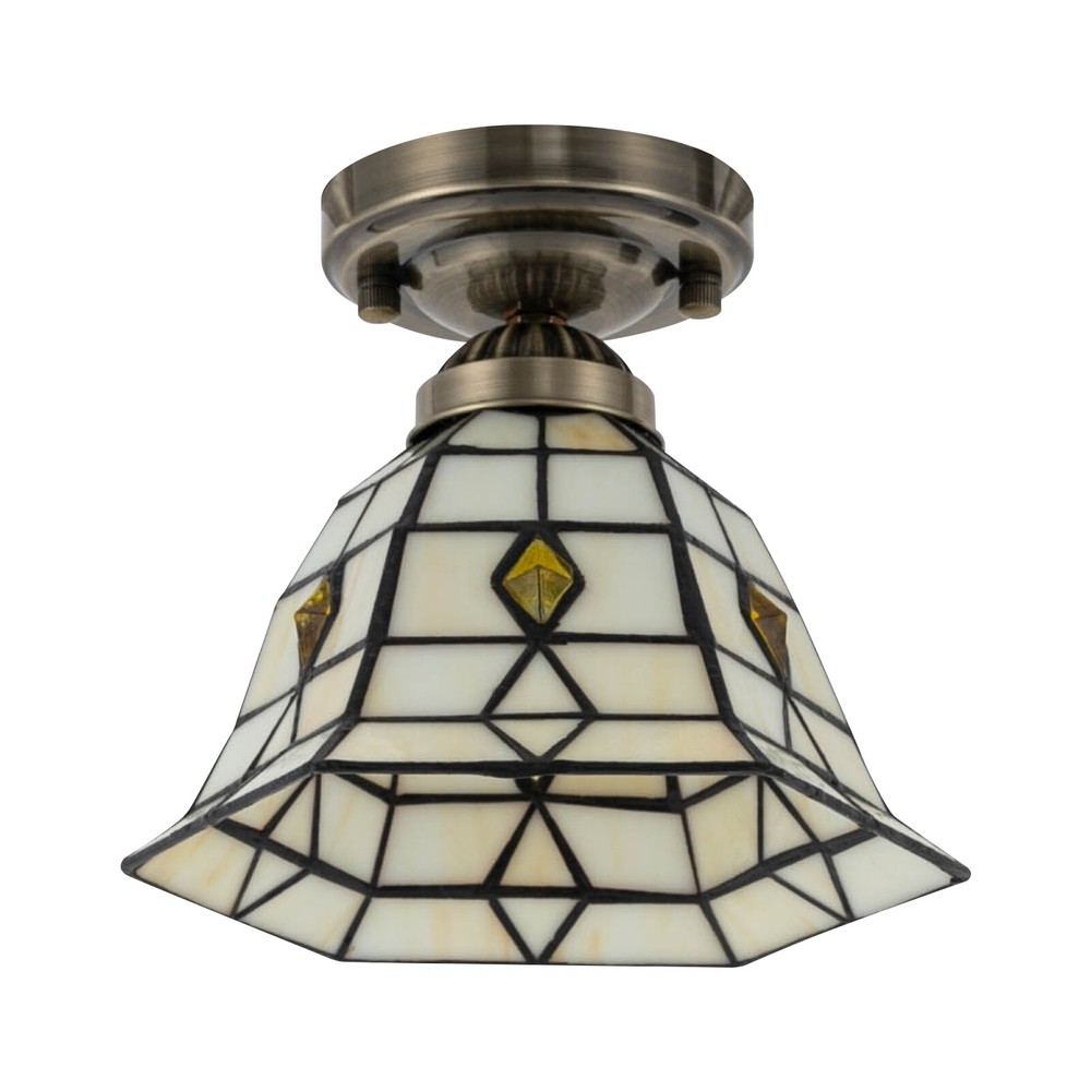 Ceiling light 20cm hexagonal - without light source E26x1- US gauge NEW US