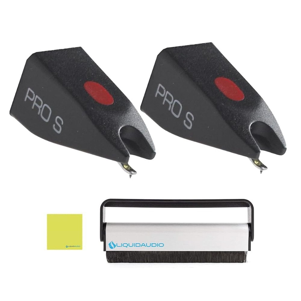 Ortofon Replacement Stylus for Ortofon Pro S Spherical Stylus 2-Pack Bundle w...