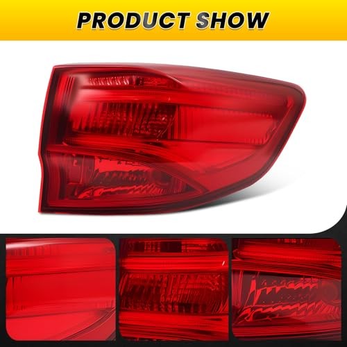 Tail Light Assembly Compatible with MDX 2014-2020 Passenger Side Rear Right