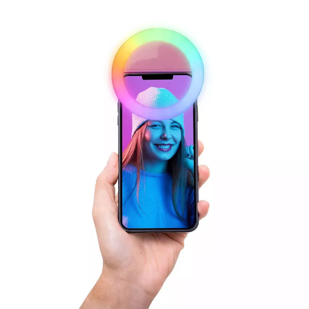 Retrak Rainbow Selfie Light Clip - Rainbow