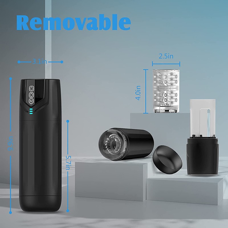 Automatic Masturbator Thrusting Sucking Vibrating Heating Male Stroker-Lubricant
