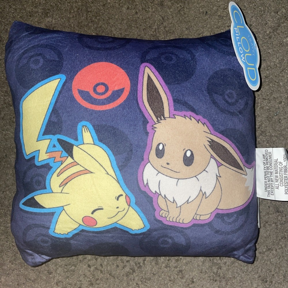 Pokémon Travel Cloud Pillow NWT