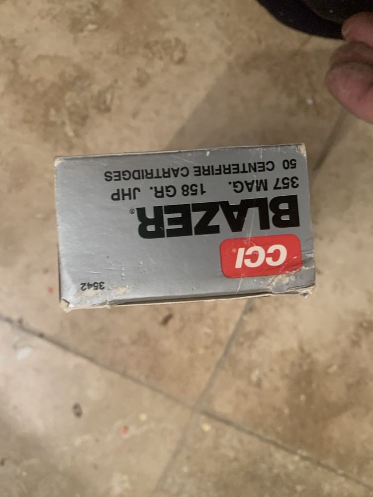 Vintage CCI 357 Magnum Ammunition Box Empty Nice