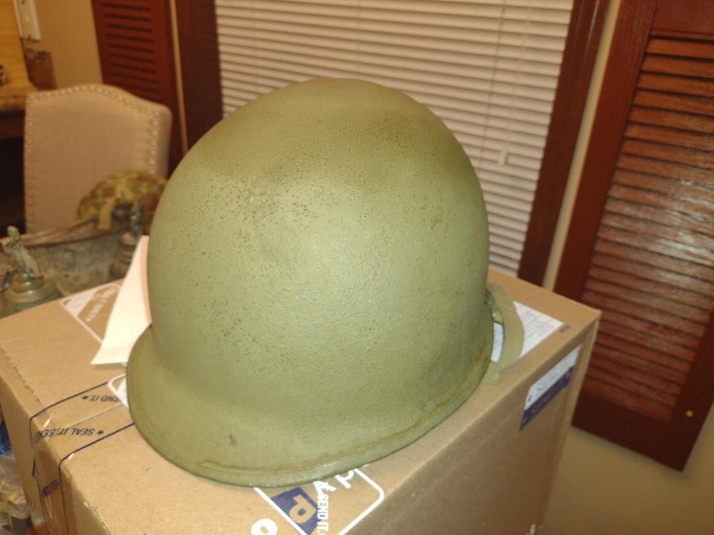 Ww2 helmet front seam fixed bale READ THE DESCRIPTION
