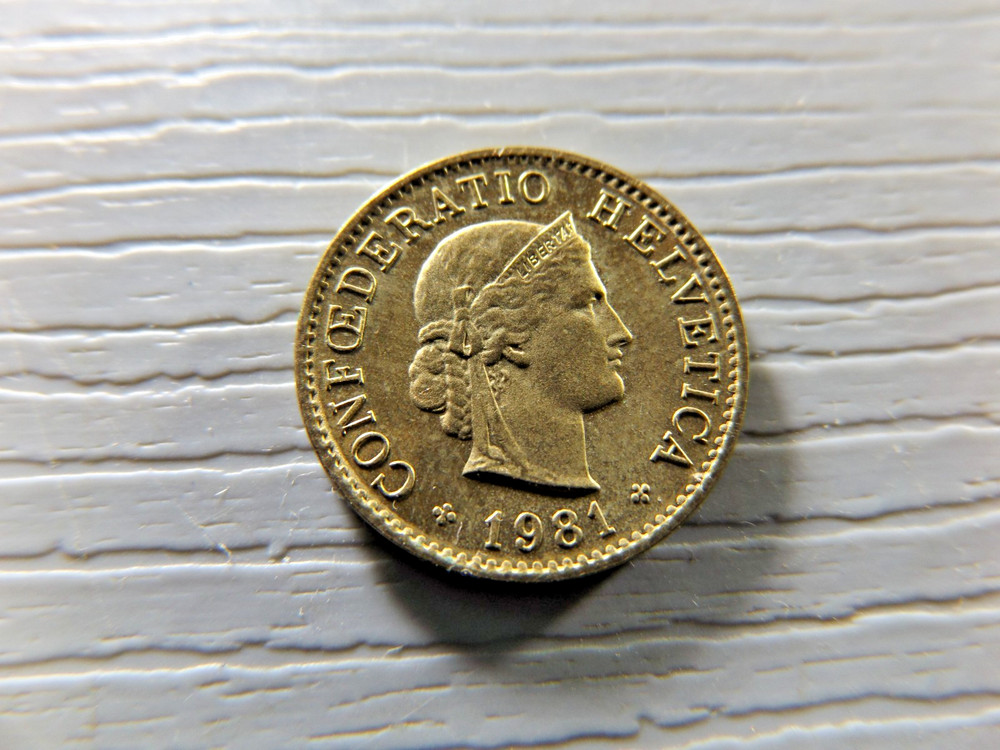 SWITZERLAND 1981 5 Rappen
