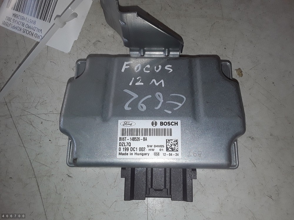 2012 FORD FOCUS ECU CONTROL UNIT BV6T14B526BA