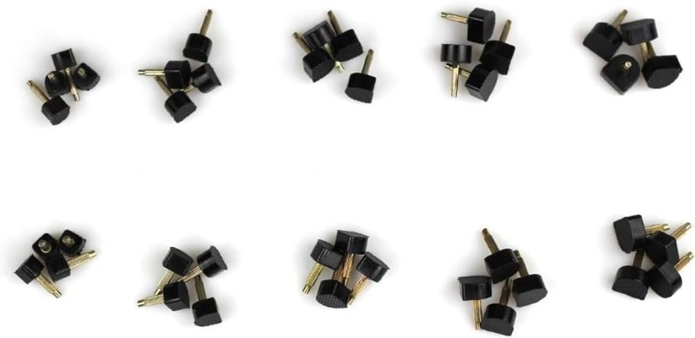 Essential Heel Tips Replacement Kit: 20 Pairs with Noise-Reducing Features