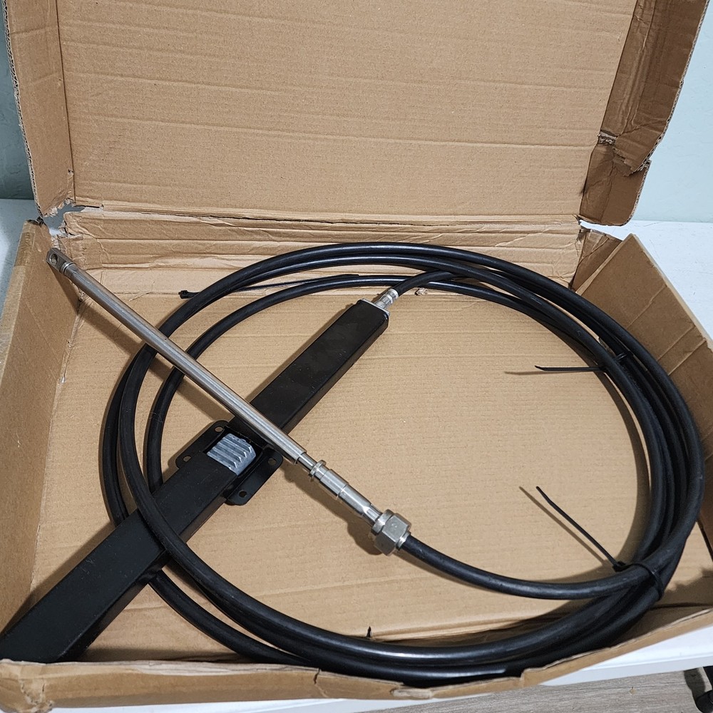 Rack SSC134 Back Mount Mechanical Steering Cable | 20' | SSC13420