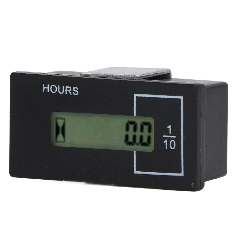 Excavator Hour Meter LCD Display Universal Built In Chip Multiple Uses Elect CST