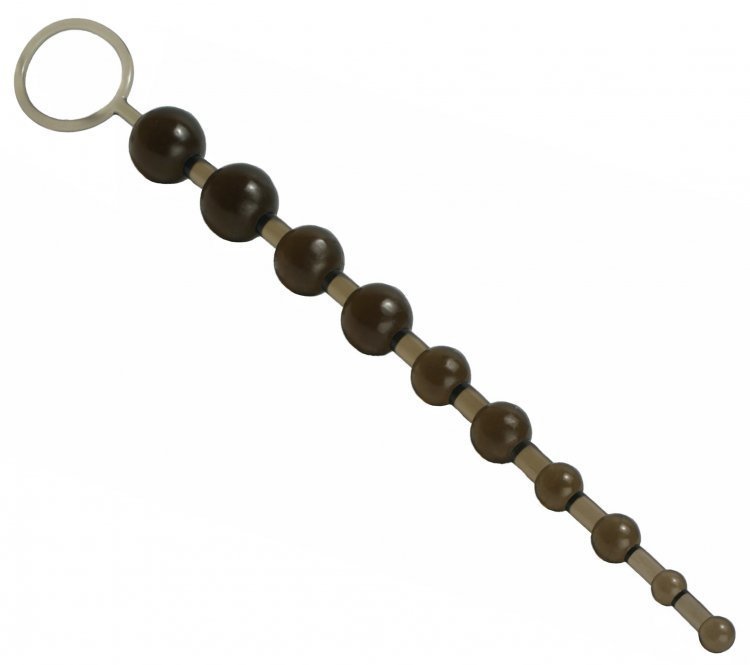 11" Anal Beads w/ 10 Size Increment Butt Plug Beads